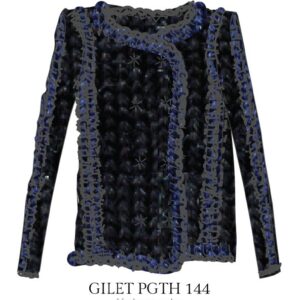 Hand-knitted cardigan in natural silk by Paradis Perdus SƧ