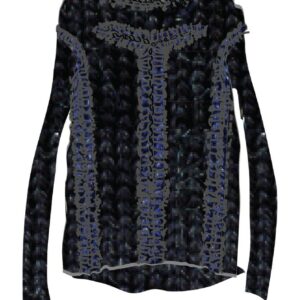 Long sleeves hand-knitted merino wool sweater by Paradis Perdus SƧ