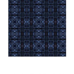 Fully lined natural silk square scarf in our exclusive print by Paradis Perdus SƧ